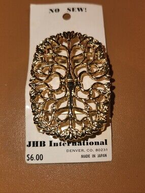 HOBO Gold Tree of Life Brooch Pin
